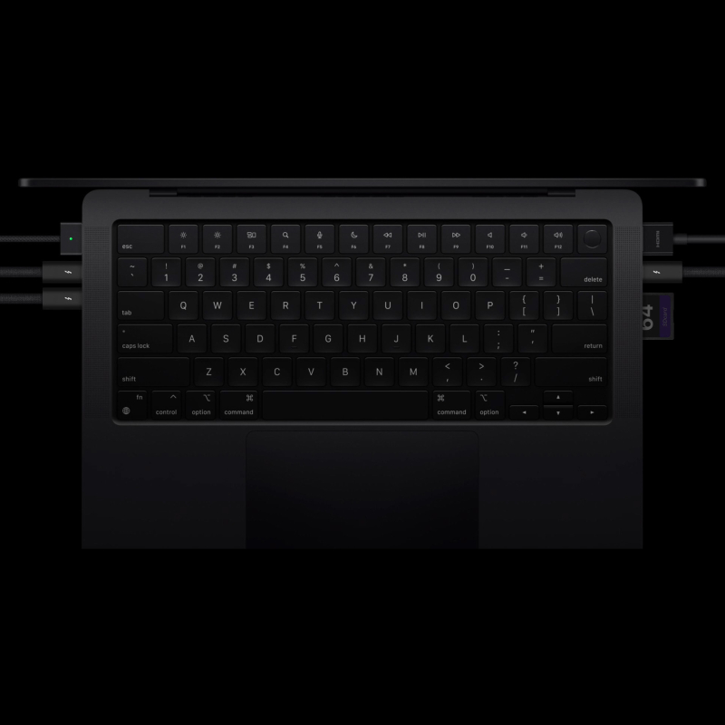 Apple MacBook Pro 14" (M4 Pro, 12C / 16C, 2024) 24 ГБ, 512 ГБ SSD, серебристый