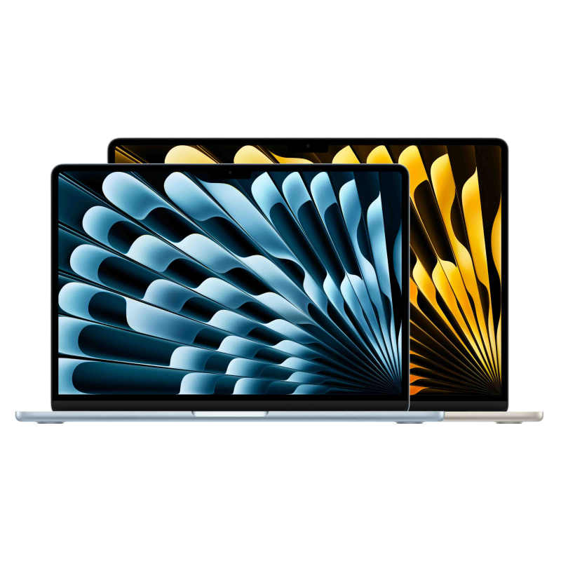 На фото изображено Apple MacBook Air 13" (M5, 10C / 8C, 2026) 16 ГБ, 512 ГБ SSD, Небесно-голубой