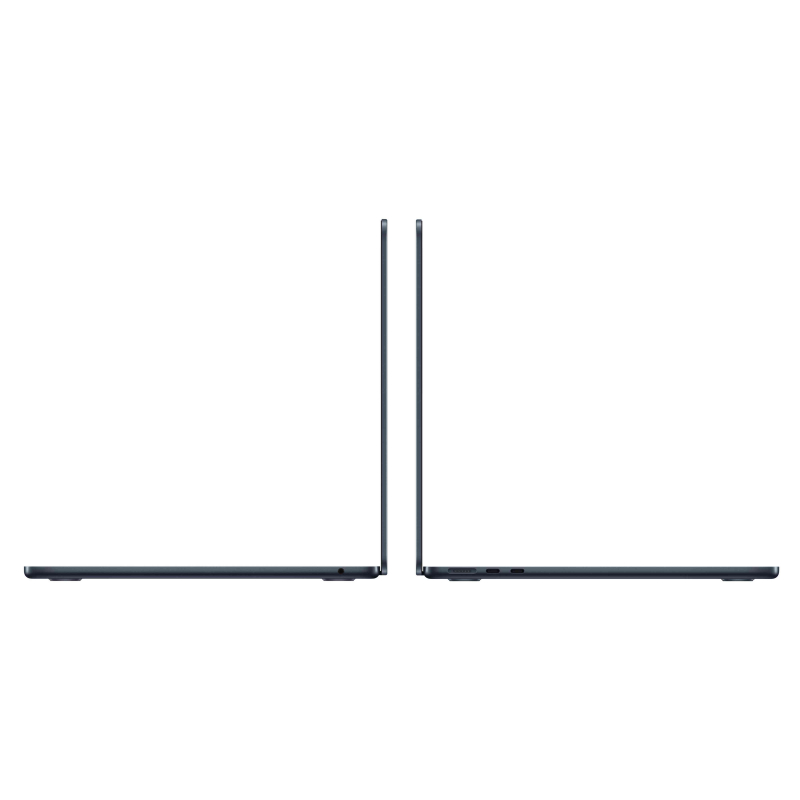 На фото изображено Apple MacBook Air 13" (M5, 10C / 8C, 2026) 16 ГБ, 512 ГБ SSD, Полуночный черный