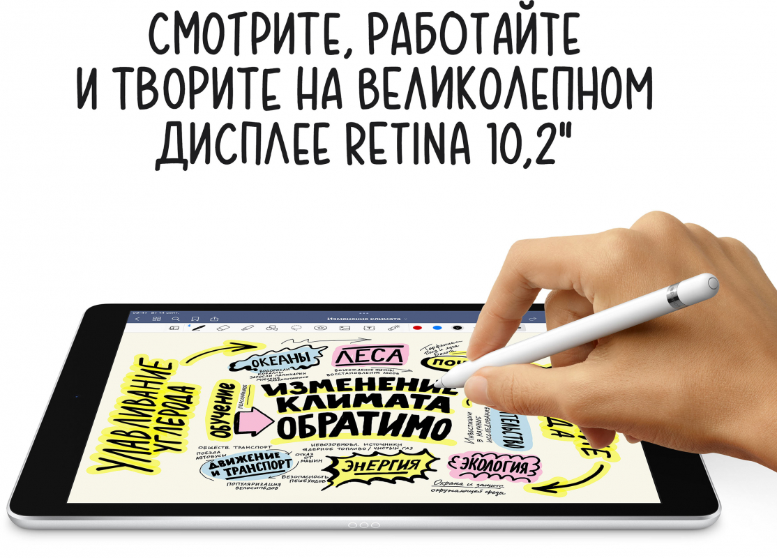 Apple iPad 10,2 (2021) Wi-Fi + Cellular 256 ГБ, Серый космос