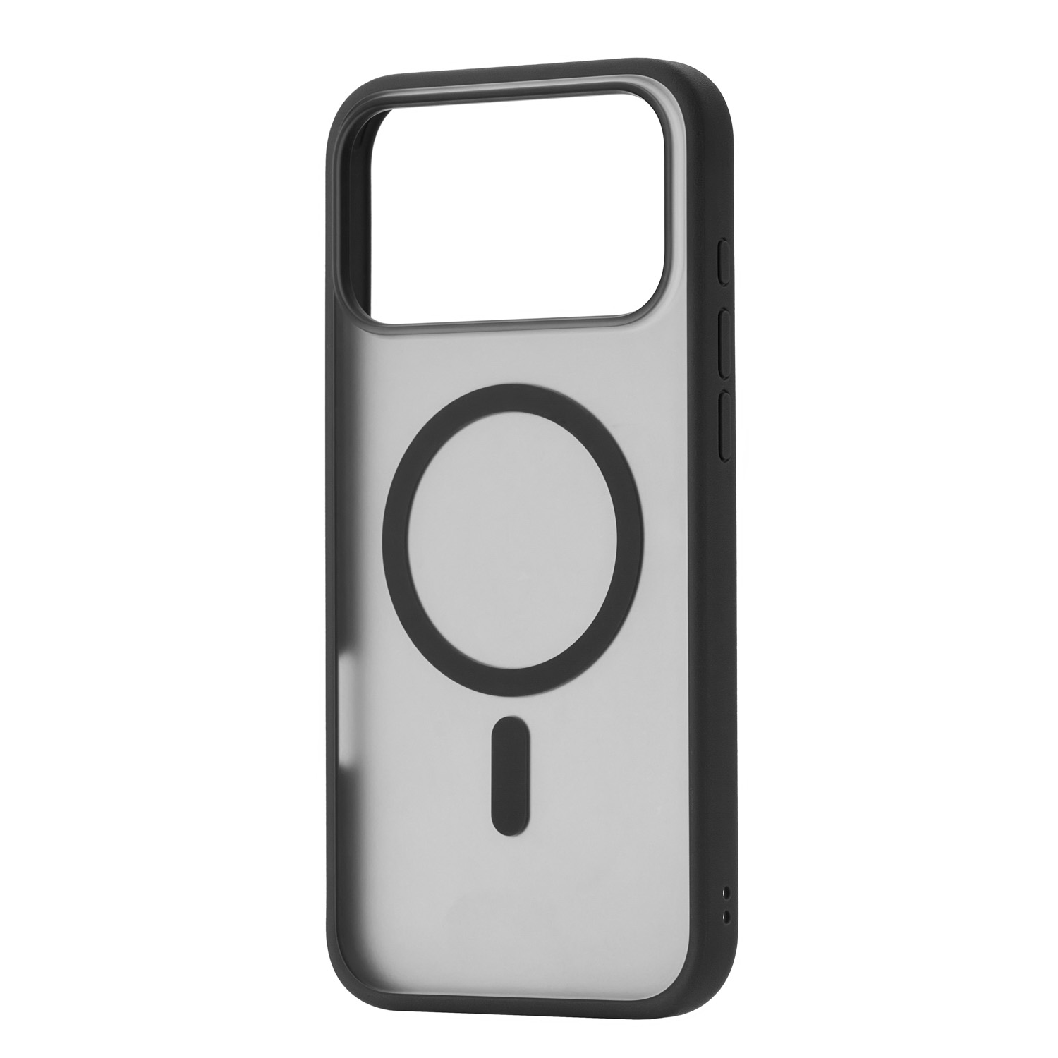 На фото изображено Чехол защитный uBear Cloud Mag Case для iPhone 17 Pro Max, MagSafe, черный