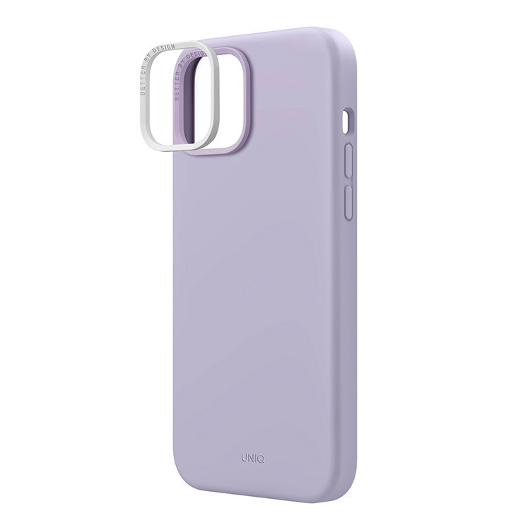 Чехол Uniq для iPhone 14 Plus LINO MagSafe, фиолетовый