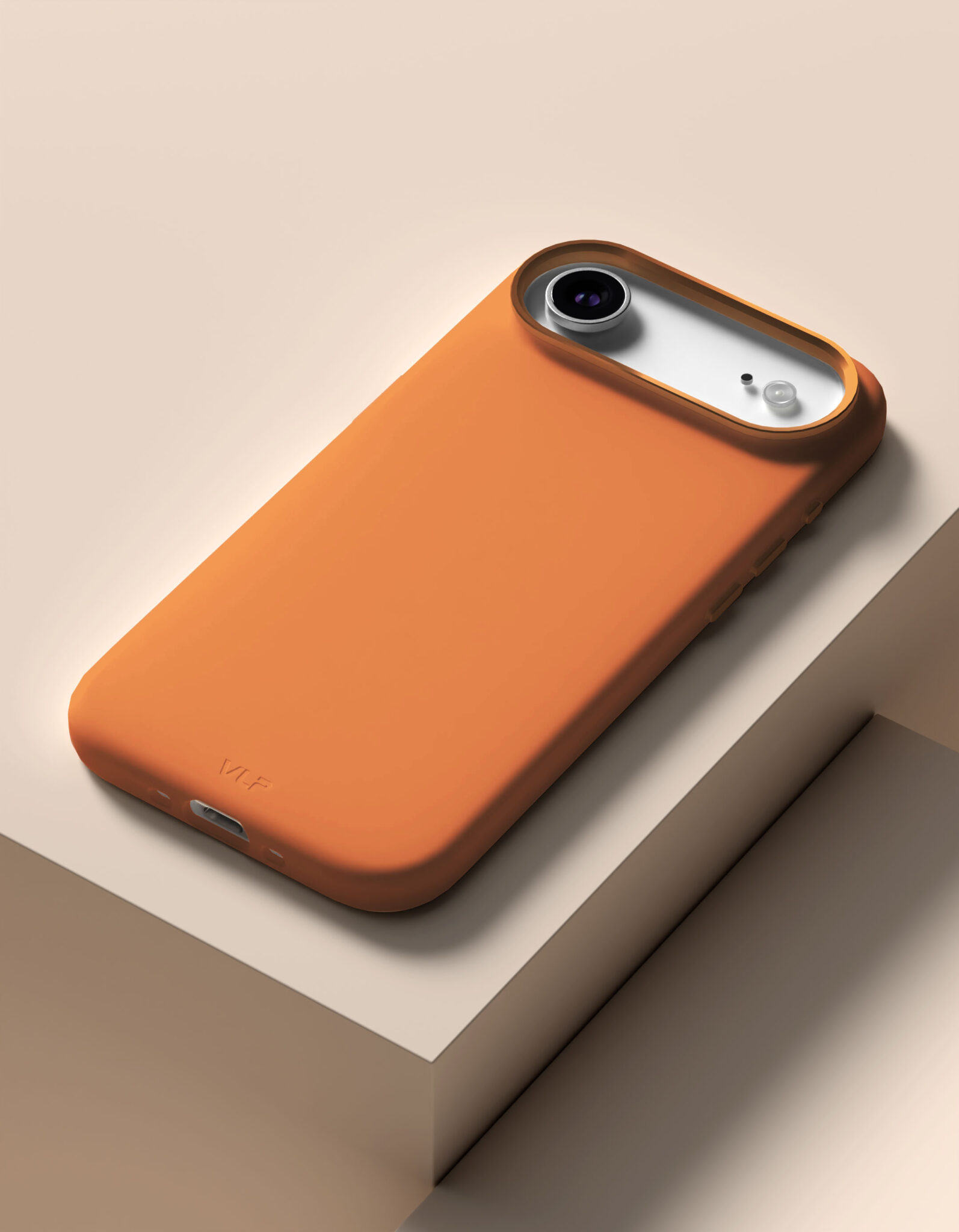 Фото Чехол защитный VLP Aster Pro Case с MagSafe для iPhone Air, оранжевый На фото изображено Чехол защитный VLP Aster Pro Case с MagSafe для iPhone Air, оранжевый