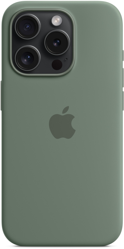Чехол Apple MagSafe для iPhone 15 Pro, силикон, «Сосновый лес»