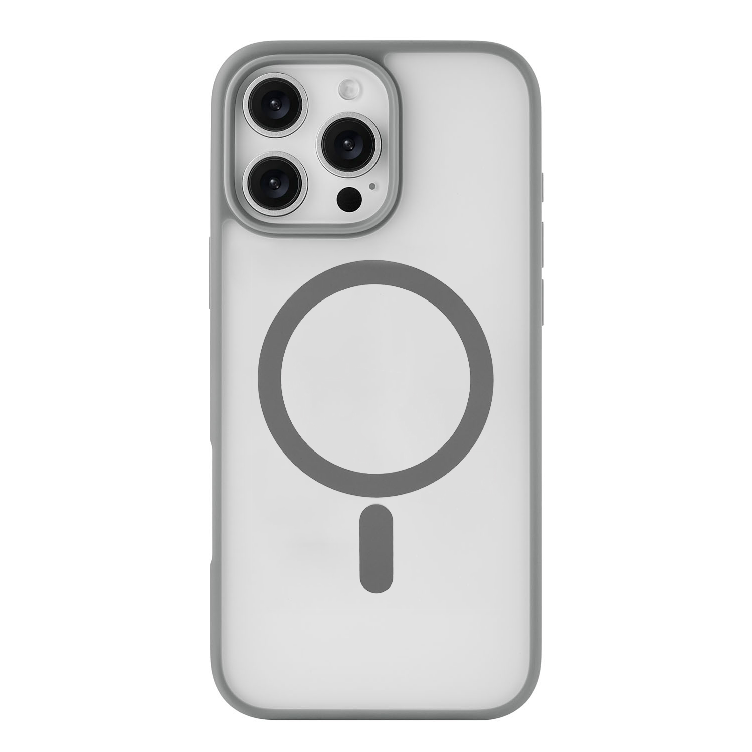 Чехол защитный uBear Cloud Mag Case для iPhone 16 Pro Max, серый