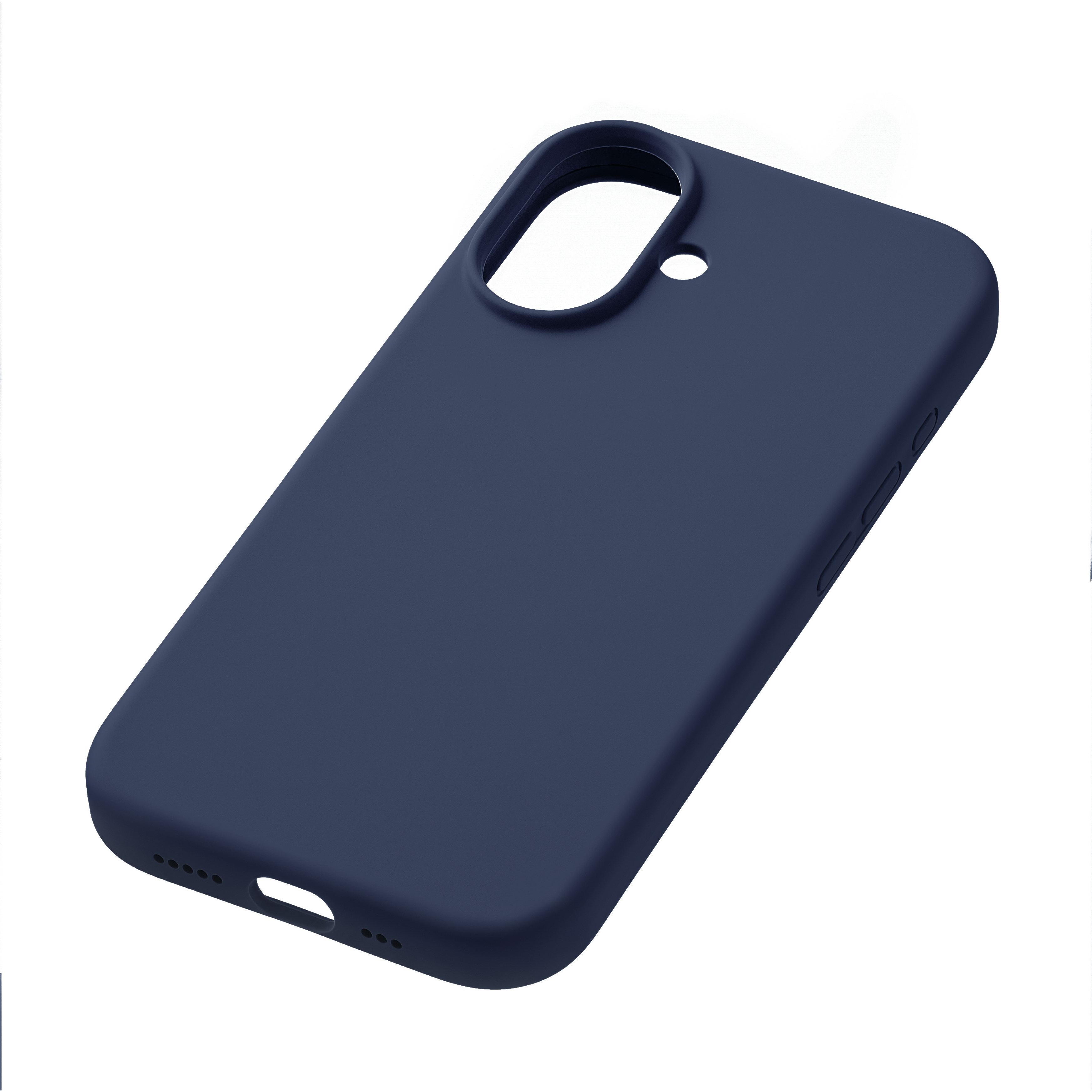 Чехол защитный uBear Touch Mag Case для iPhone 16, темно-синий