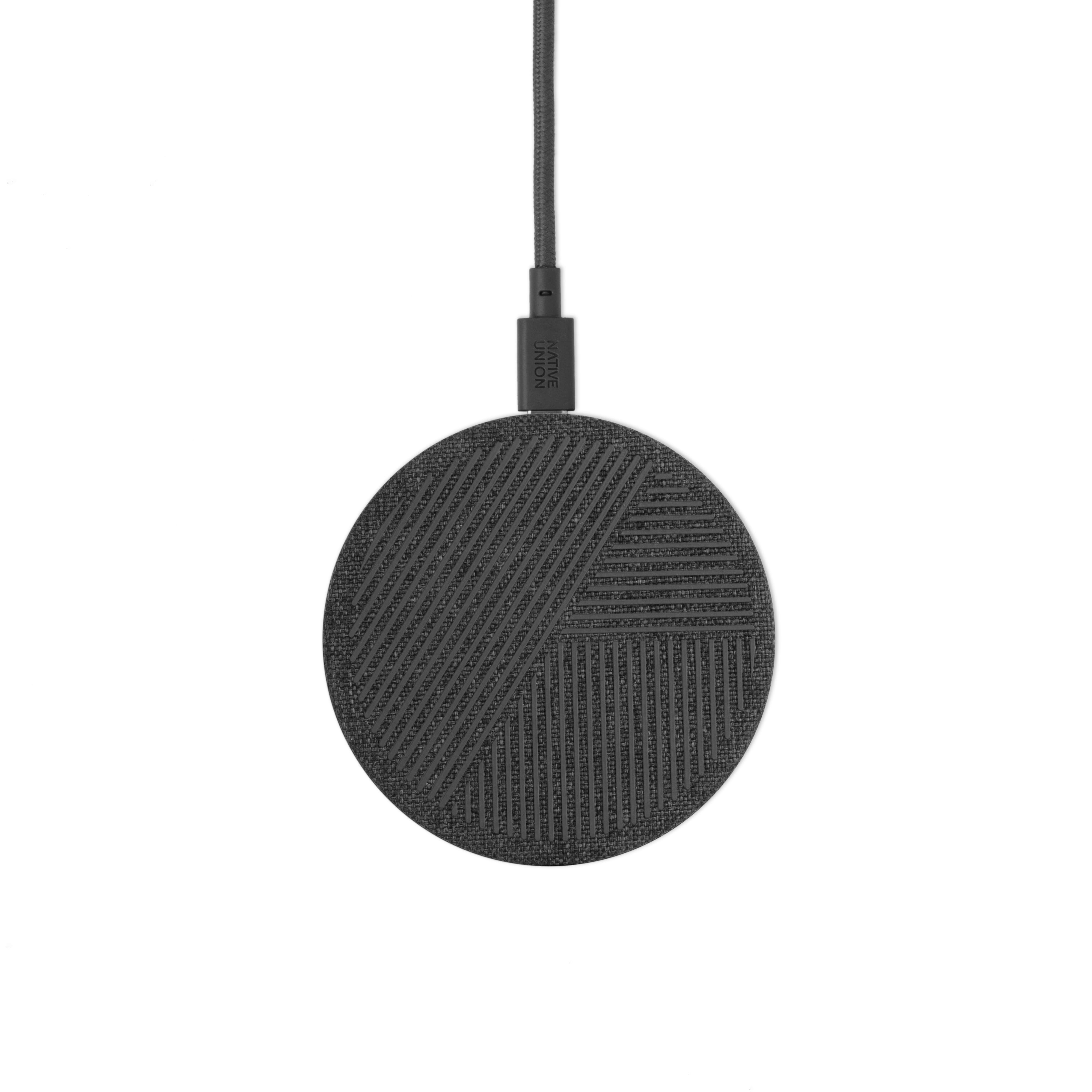 На фото изображено DROP БЗУ стандарта Qi, мощность 10W, цвет: серый