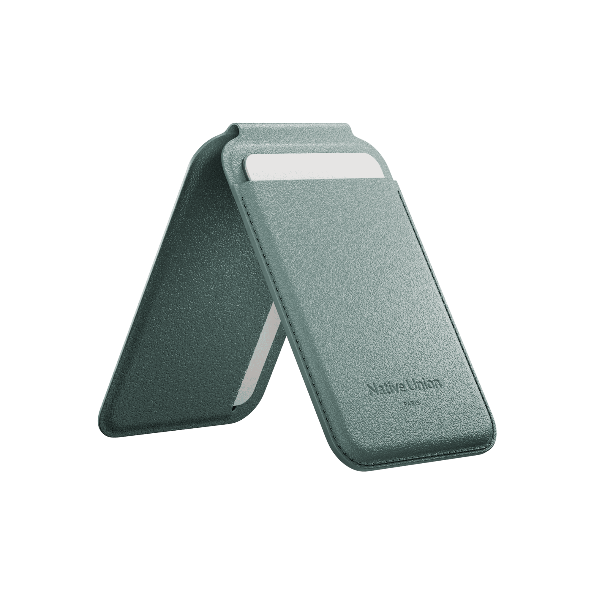 Чехол-бумажник Native Union Active Wallet Stand, зеленый сланец