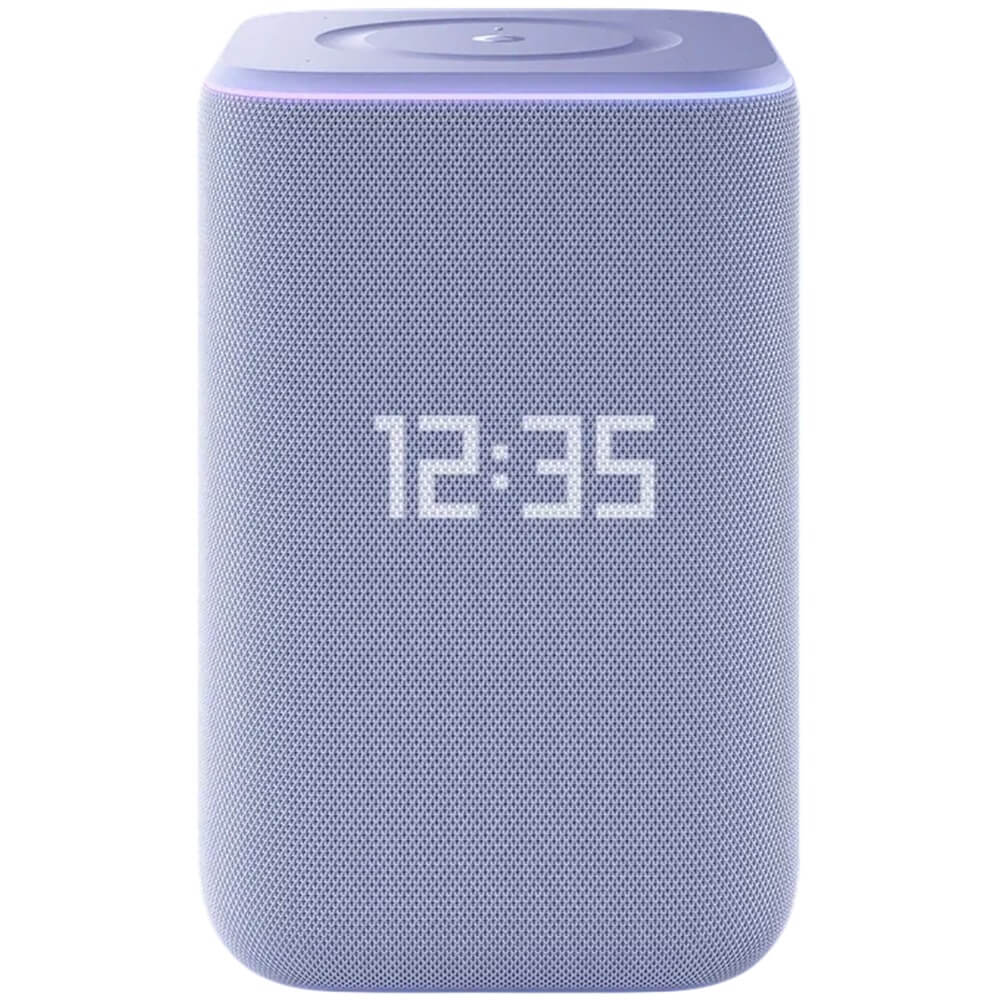 На фото изображено Умная портативная колонка Яндекс Станция 3, фиолетовый