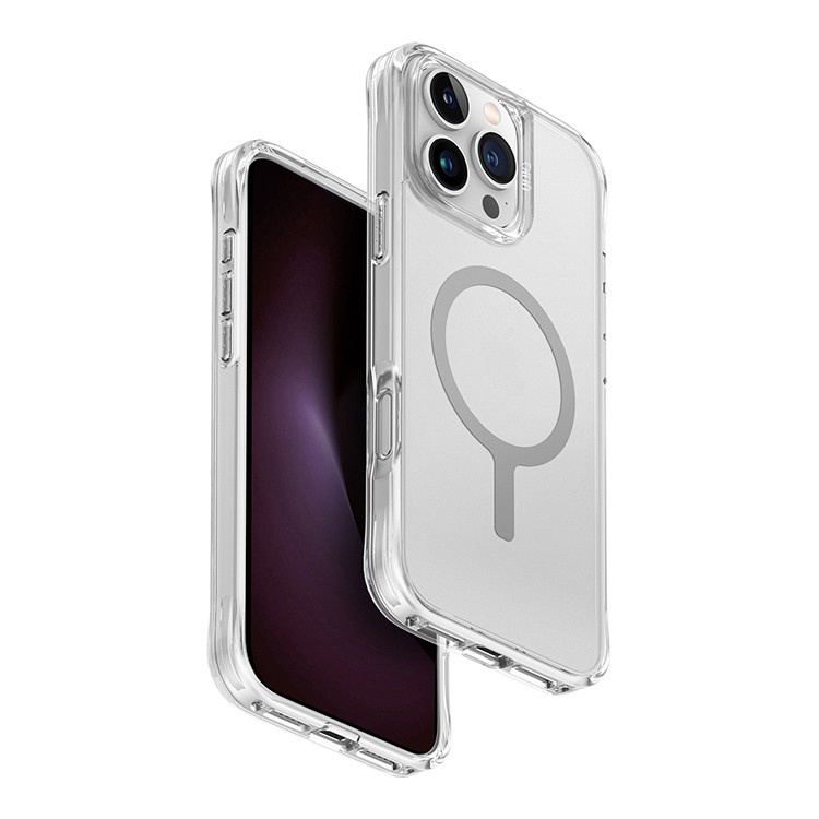 Чехол Uniq для iPhone 16 Pro Max Lifepro Xtreme AF Frost Clear (MagSafe), прозрачный