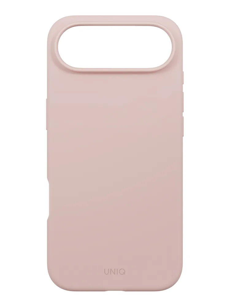 Фото Чехол Uniq Lino MagSafe для iPhone Air, розовый На фото изображено Чехол Uniq Lino MagSafe для iPhone Air, розовый
