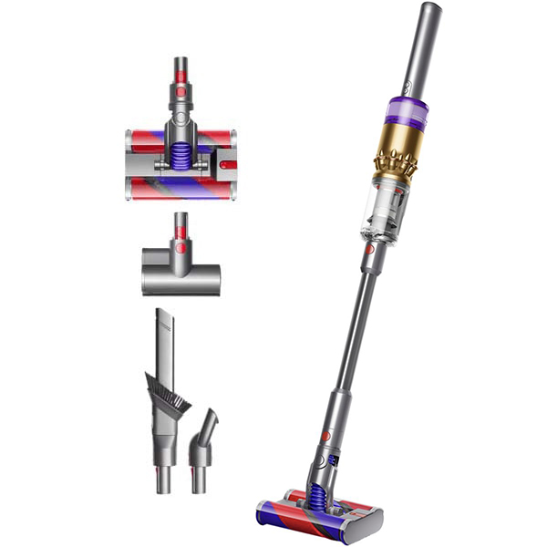 На фото изображено Dyson Omni Glide, Gold/Gray