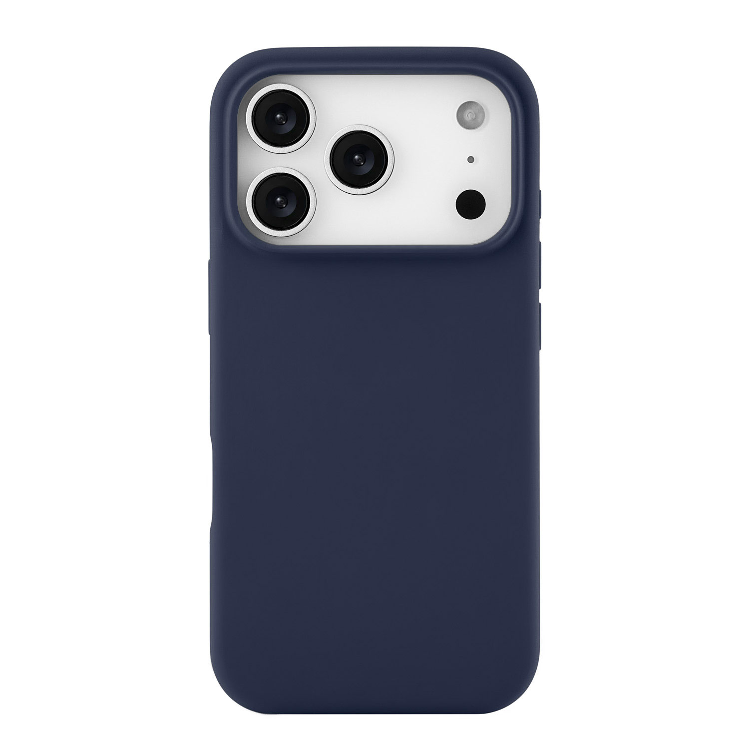 На фото изображено Чехол защитный uBear Touch Mag Case для iPhone 17 Pro, MagSafe, темно-синий