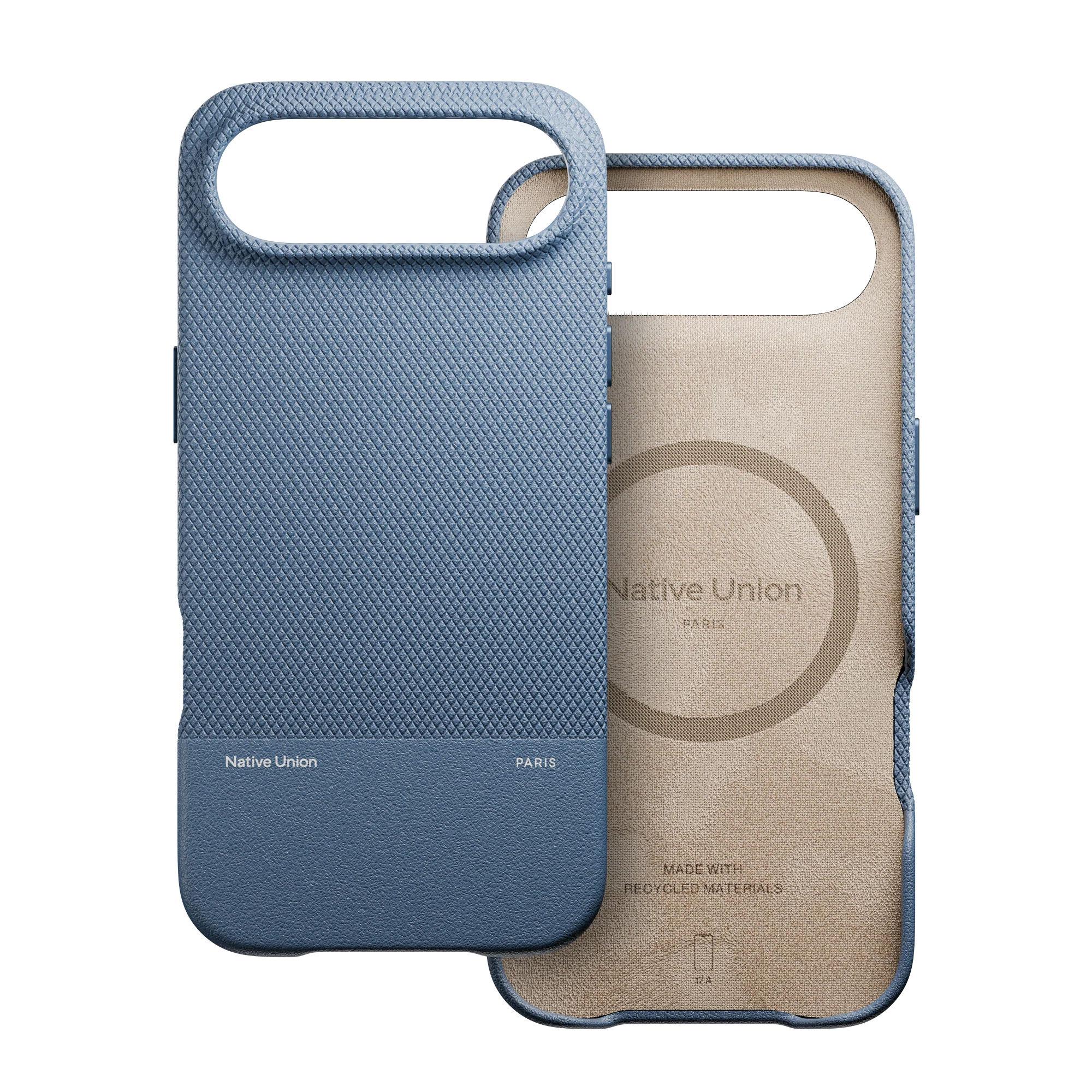 Фото Чехол Native Union Paris (Re)Classic Case для iPhone Air, синий На фото изображено Чехол Native Union Paris (Re)Classic Case для iPhone Air, синий