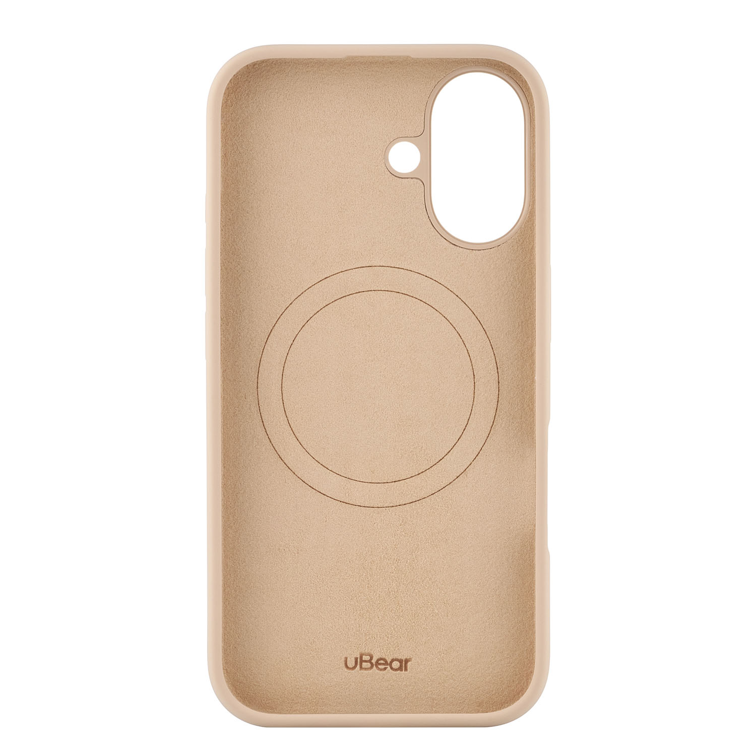 Чехол защитный uBear Touch Mag Case для iPhone 16, латте