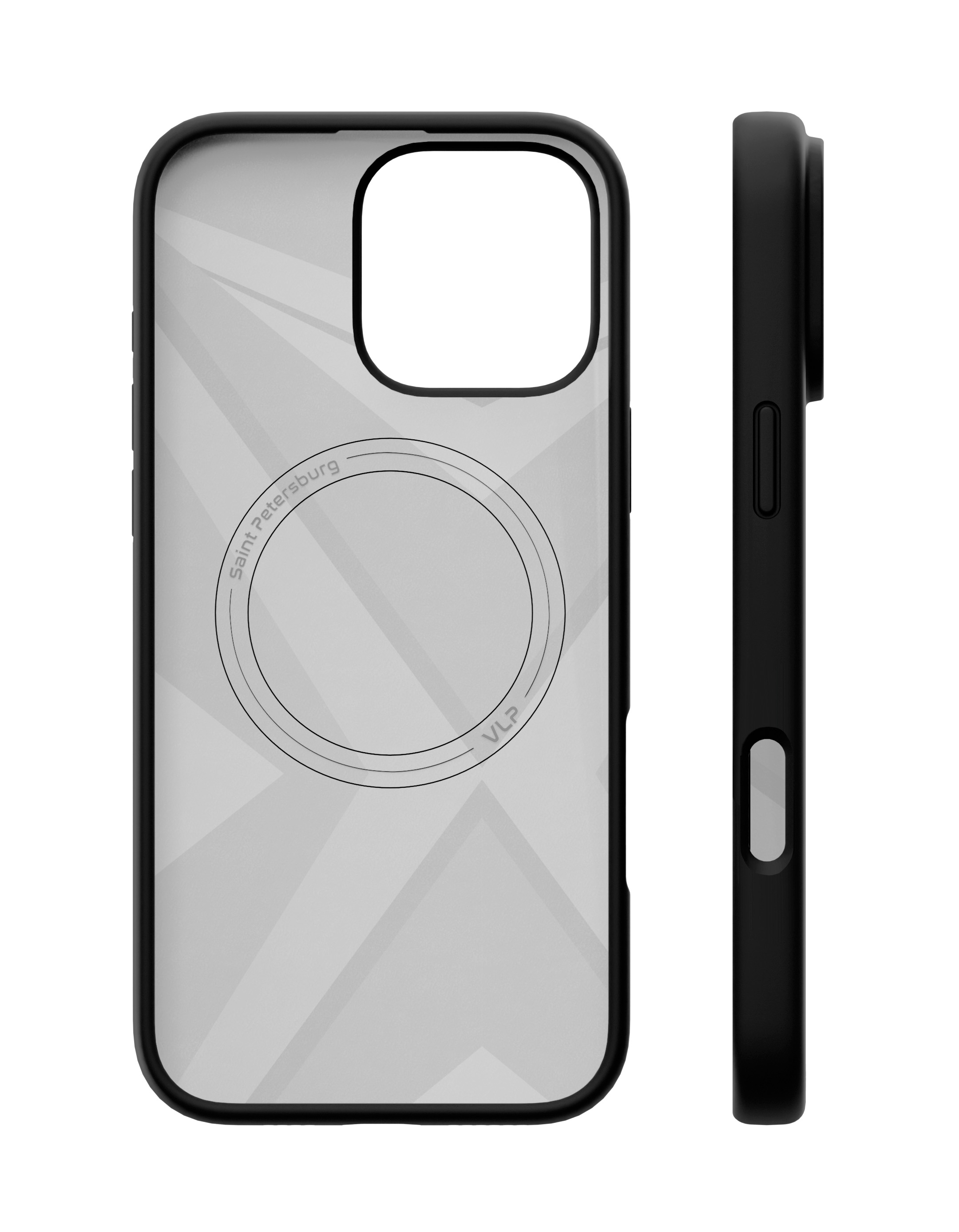 Чехол защитный VLP Aster Case с MagSafe для iPhone 16 Pro, черный