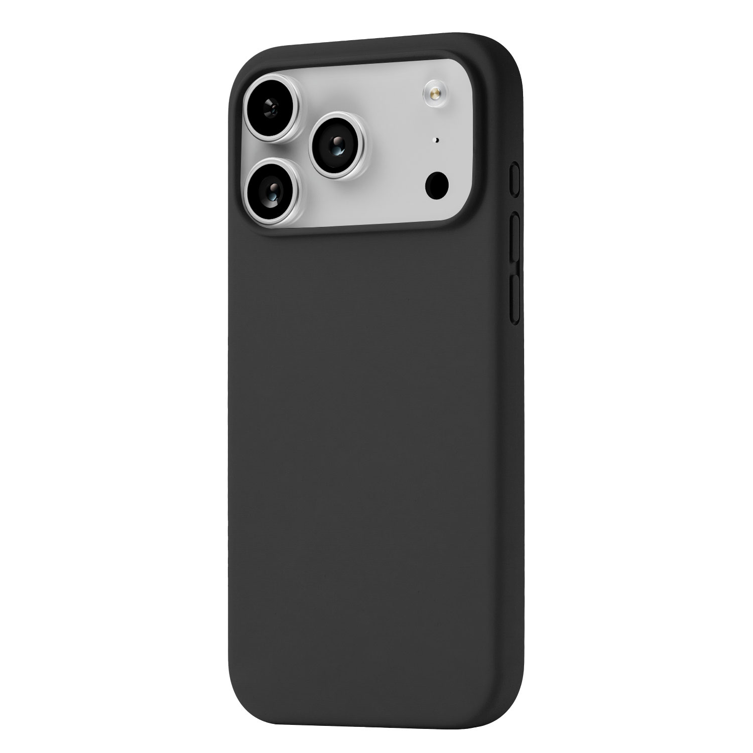 На фото изображено Чехол защитный uBear Touch Mag Case для iPhone 17 Pro Max, MagSafe, черный