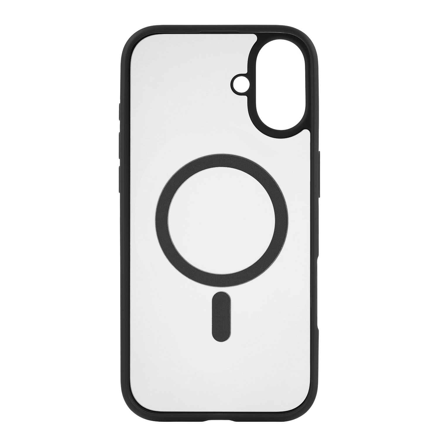 На фото изображено Чехол защитный uBear Cloud Mag Case для iPhone 16 Plus, черный