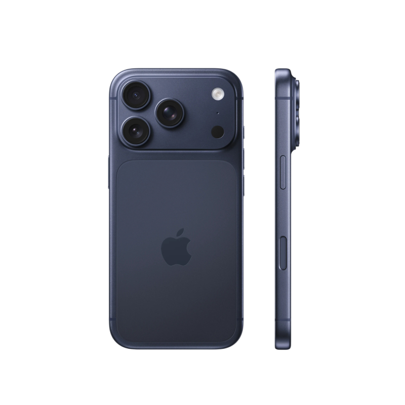 На фото изображено Apple iPhone 17 Pro, 1 ТБ, Тёмно-синий