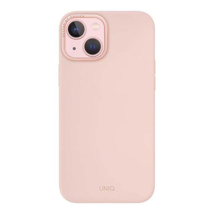 Чехол Uniq для iPhone 14 Plus LINO MagSafe, розовый