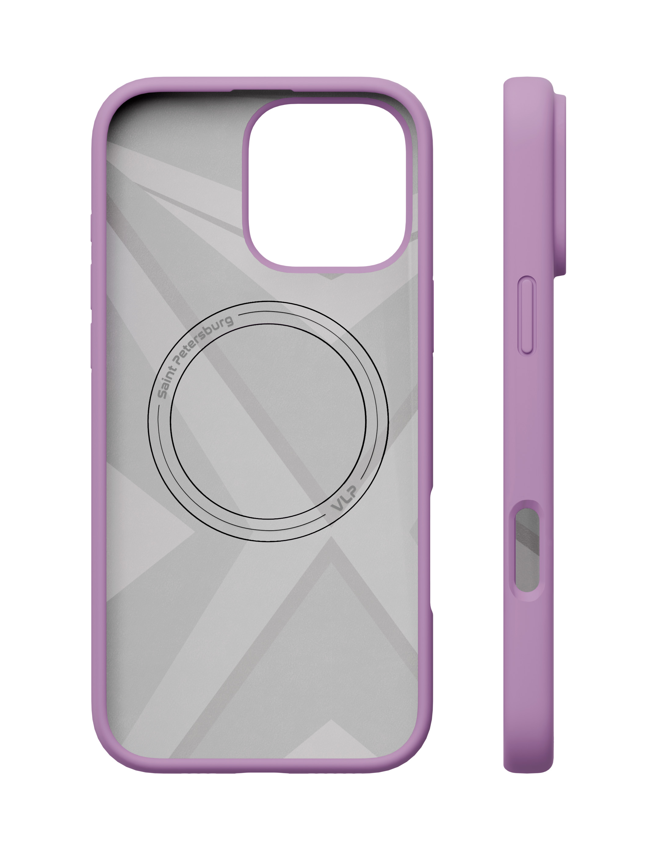 Чехол защитный VLP Aster Case с MagSafe для iPhone 16 Pro, розовый
