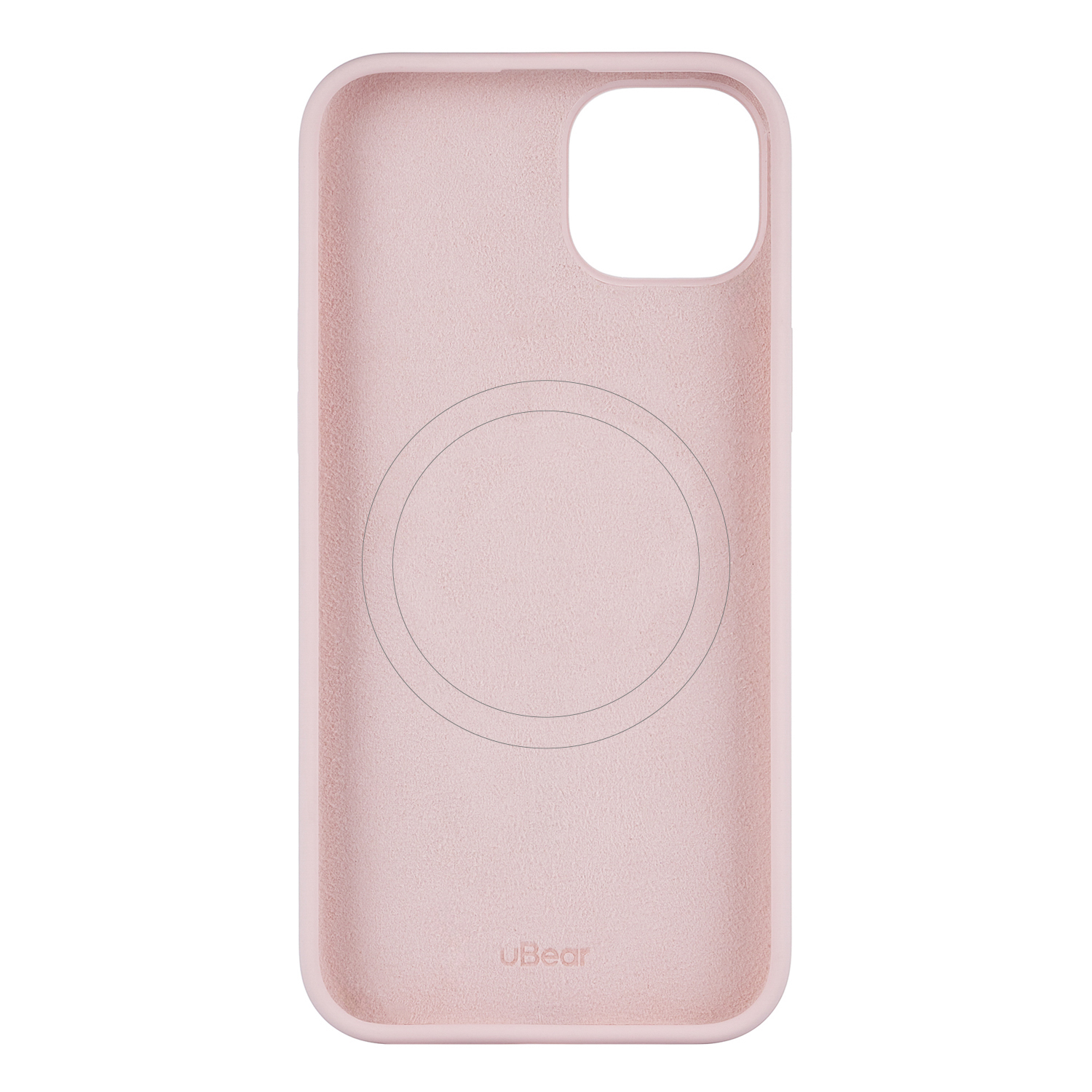 Чехол защитный uBear Touch Mag Case для iPhone 15 Plus, розовый
