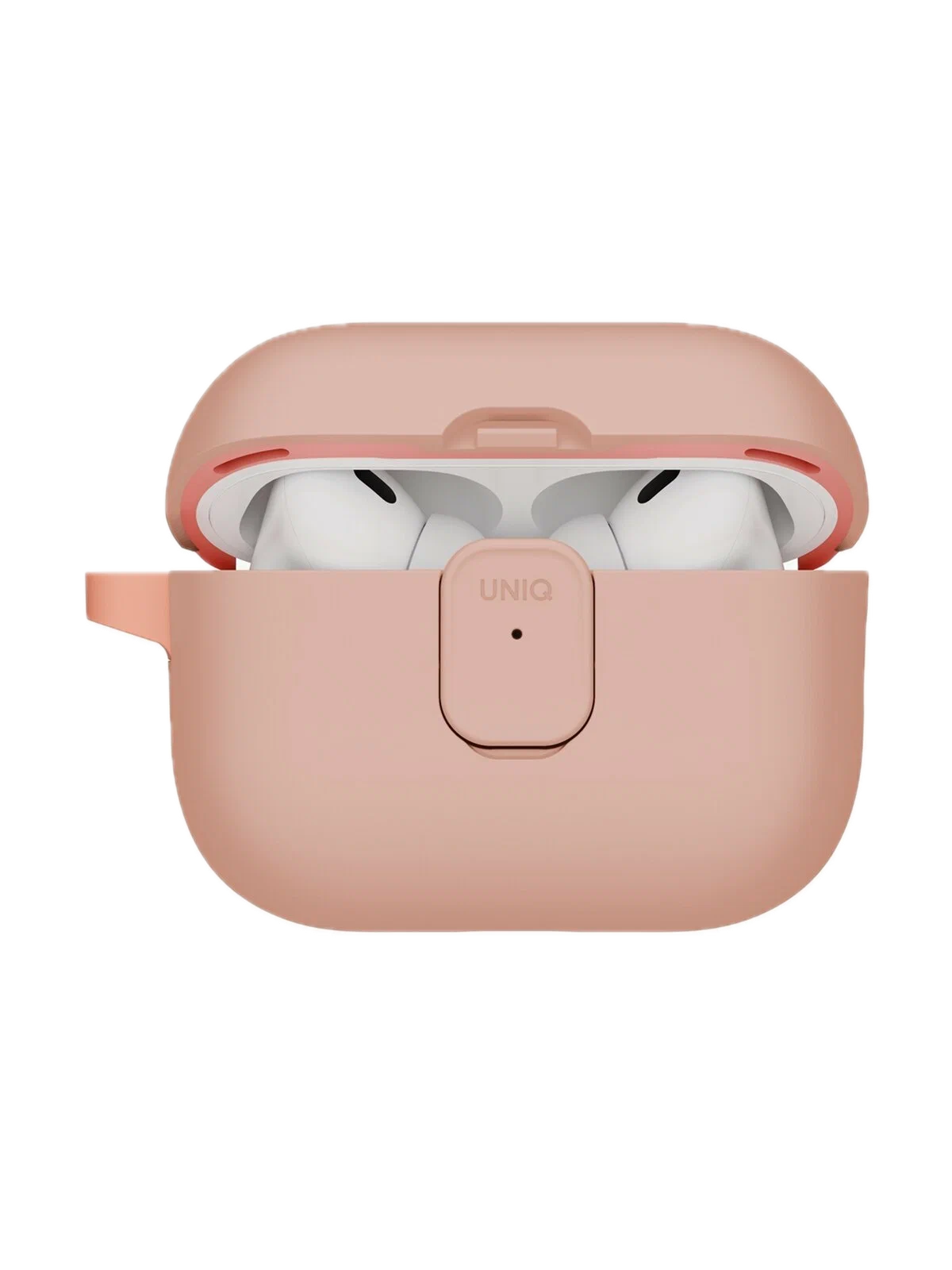 Фото Чехол Uniq CLYDE Lock case для AirPods Pro 3, Light Pink/Crepe Pink На фото изображено Чехол Uniq CLYDE Lock case для AirPods Pro 3, Light Pink/Crepe Pink