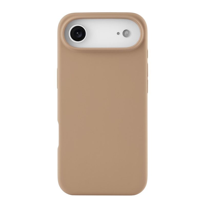 На фото изображено Чехол защитный uBear Touch Mag Case для iPhone 17 Air, MagSafe, латте