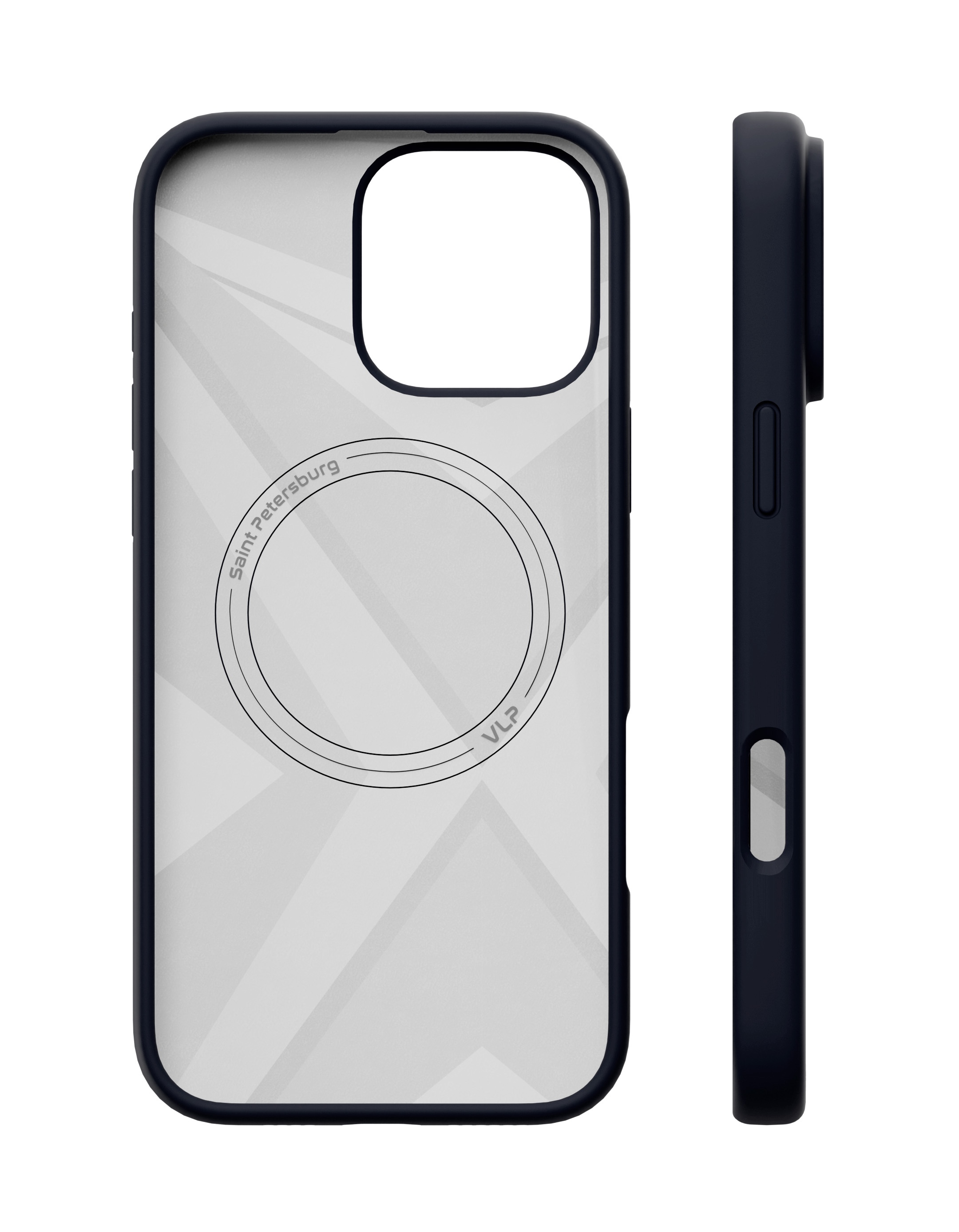 Чехол защитный VLP Aster Case с MagSafe для iPhone 16 Pro, темно-синий