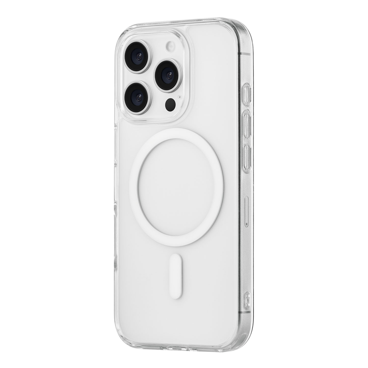 Чехол защитный uBear Real Mag Case для iPhone 16 Pro, усиленный, прозрачный