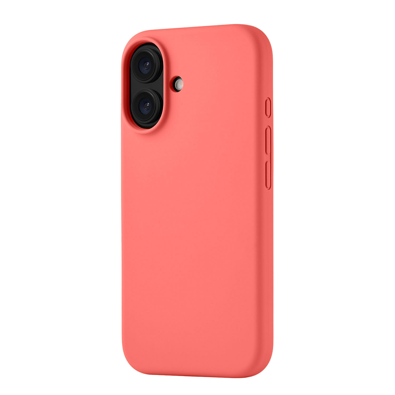 Чехол защитный uBear Touch Mag Case для iPhone 16, коралловый