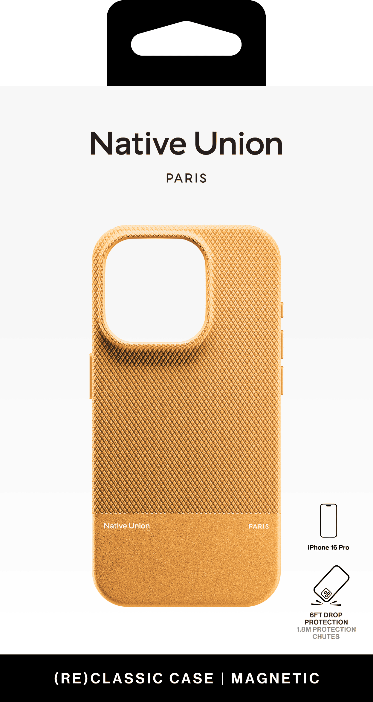 Чехол Native Union (RE)Classic Case MagSafe для iPhone 16 Pro, крафт