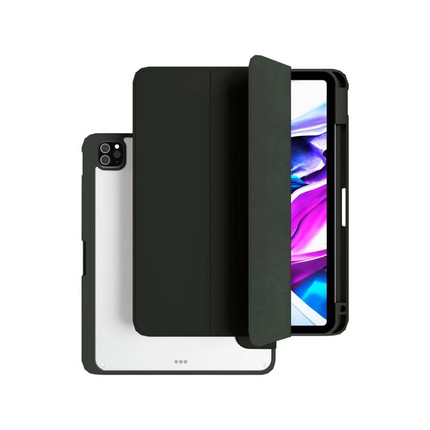 Защитный чехол VLP Split Folio для Apple iPad Air 11 (M2), зелёный