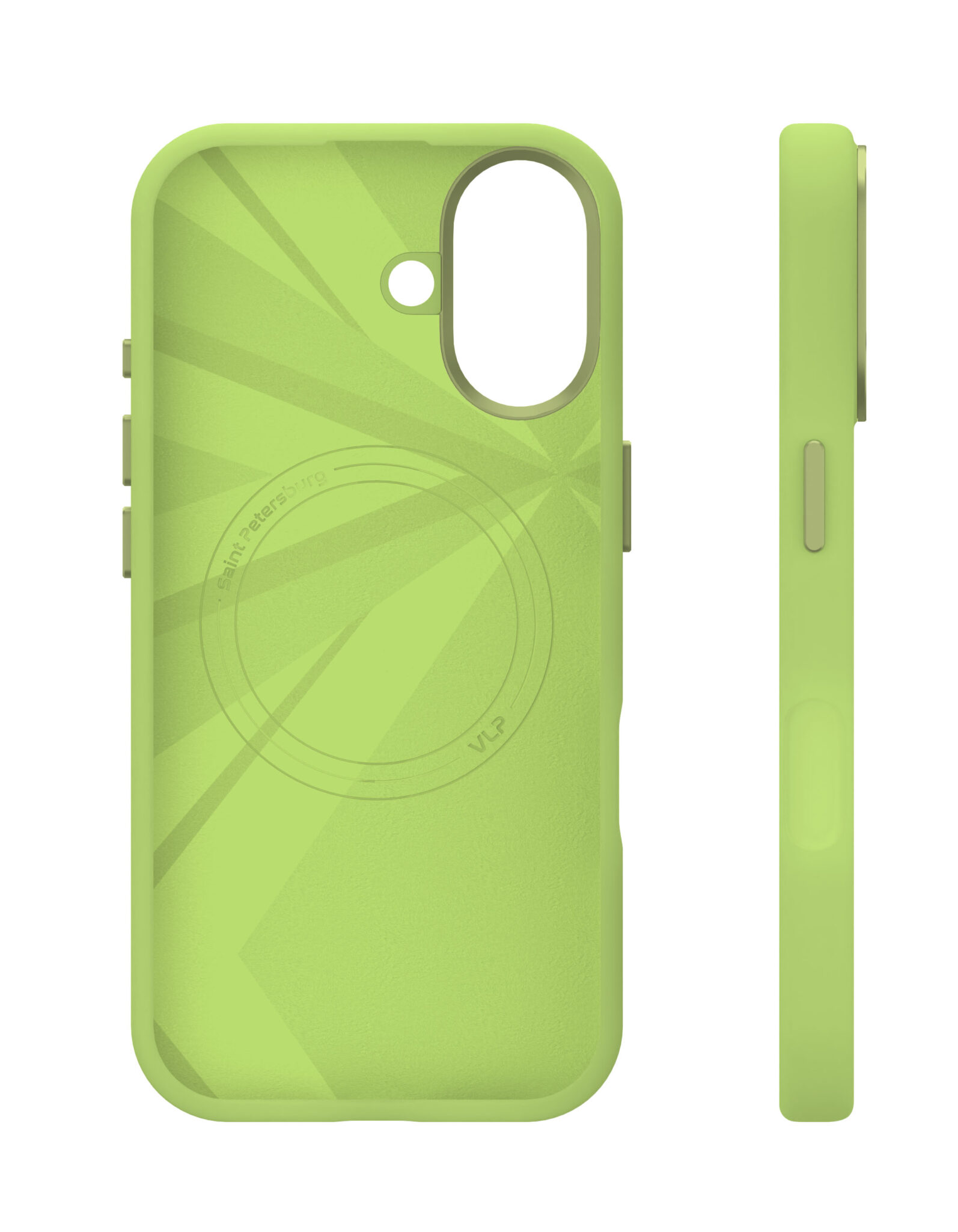 Фото Чехол защитный VLP Aster Pro Case с MagSafe для iPhone 17, лайм На фото изображено Чехол защитный VLP Aster Pro Case с MagSafe для iPhone 17, лайм