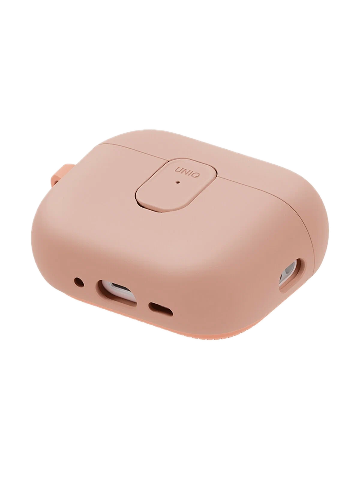 Фото Чехол Uniq CLYDE Lock case для AirPods Pro 3, Light Pink/Crepe Pink На фото изображено Чехол Uniq CLYDE Lock case для AirPods Pro 3, Light Pink/Crepe Pink