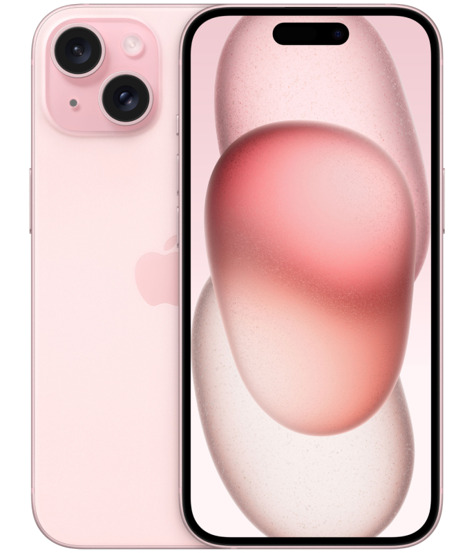 Apple iPhone 15, 128 ГБ, Розовый Apple iPhone 15, 128 ГБ, Розовый