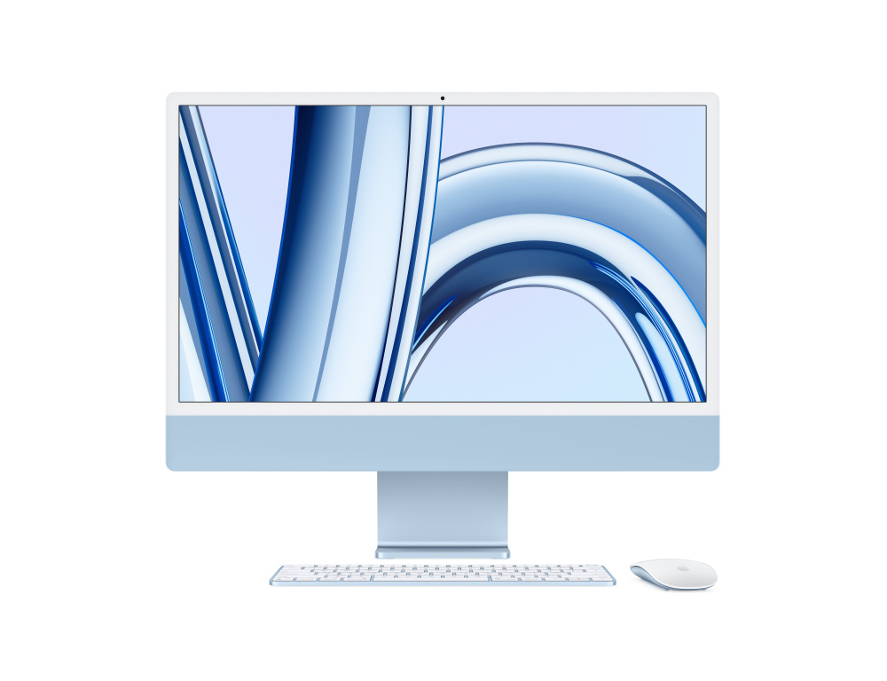 Apple iMac 24" Retina 4,5K, M3 8C / 10C, 16 ГБ, 2 ТБ, Синий