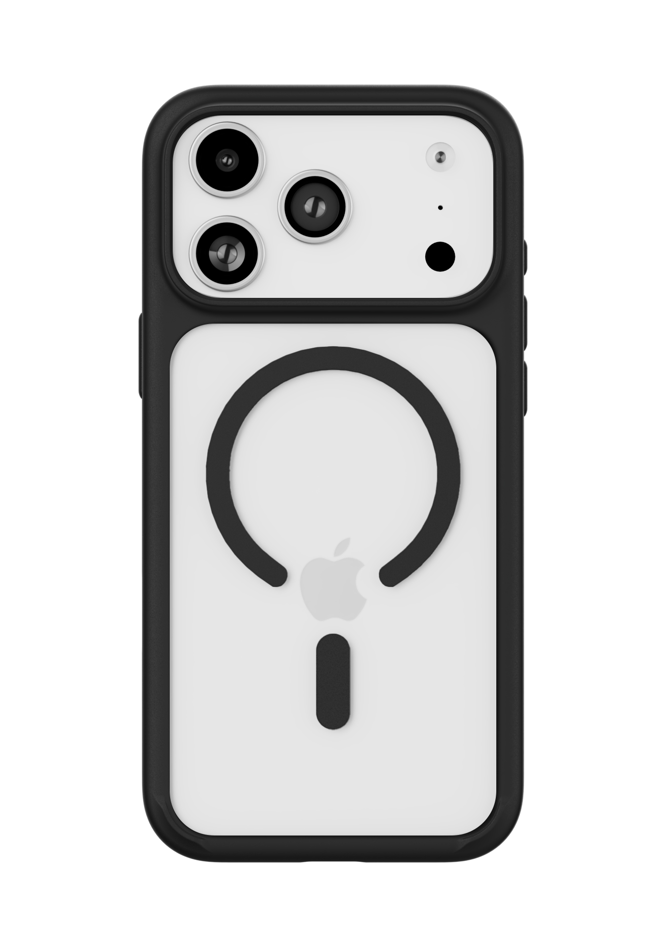 Фото Чехол защитный uBear Shade Case для iPhone 17 Pro Max, чёрный На фото изображено Чехол защитный uBear Shade Case для iPhone 17 Pro Max, чёрный