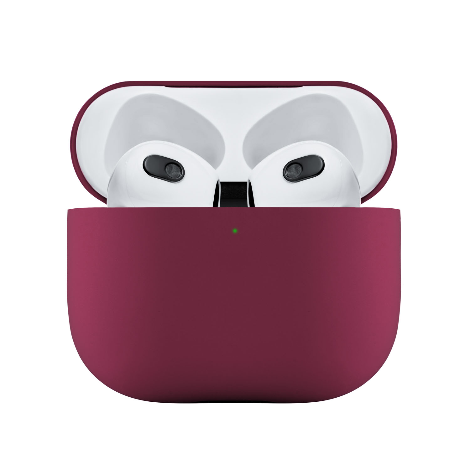 Ультратонкий силиконовый чехол Touch Case для AirPods 3, тёмно-фиолетовый