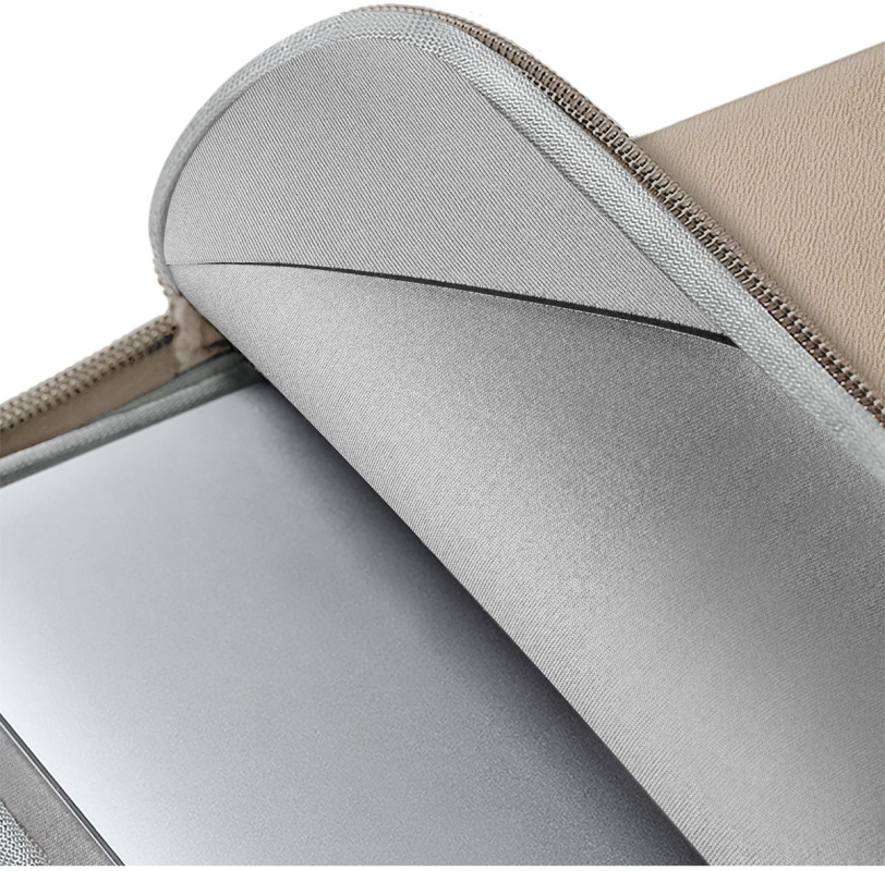 Чехол-сумка Uniq для ноутбуков 14" Cyprus Neoprene Laptop sleeve v2, бежевый