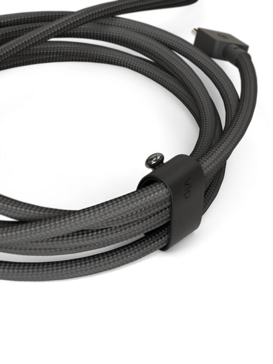 Кабель VLP Nylon Cable USB/C-USB/C, 100 Вт, 1.2м, черный