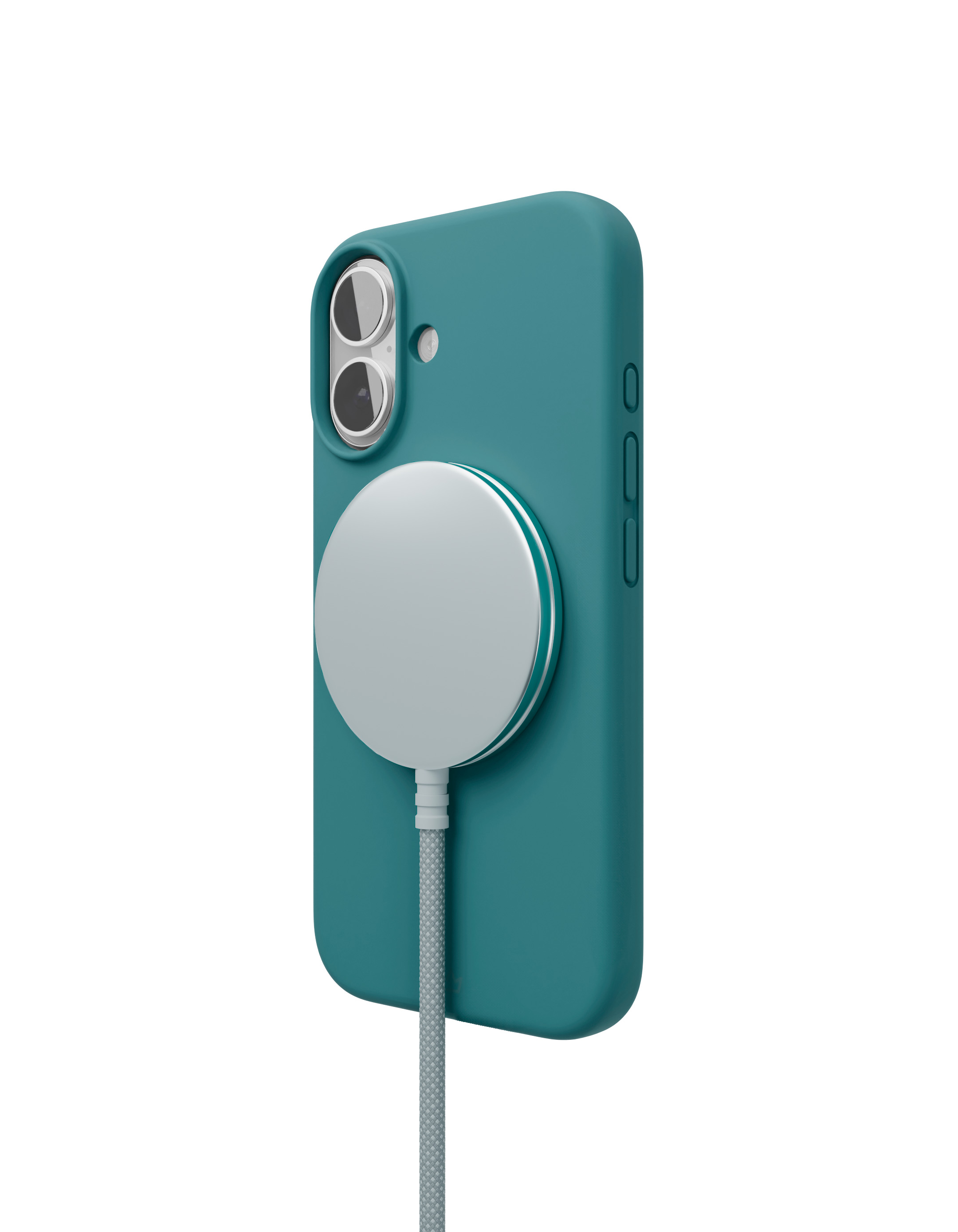 Чехол защитный VLP Aster Case с MagSafe для iPhone 16, зеленый