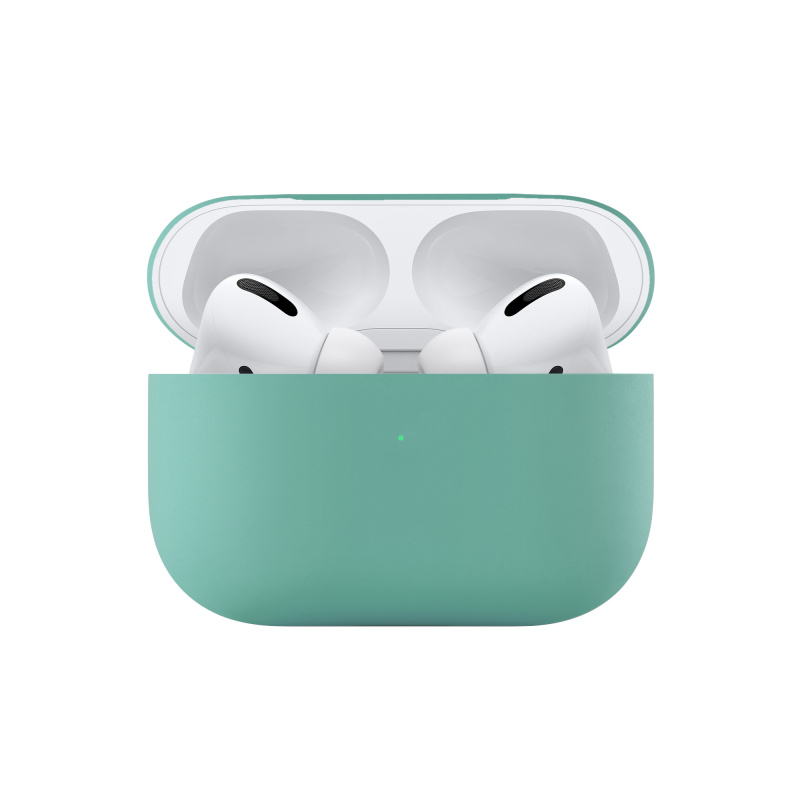 Ультратонкий силиконовый чехол uBear Touch Case for AirPods Pro, мятный Ультратонкий силиконовый чехол uBear Touch Case for AirPods Pro, мятный