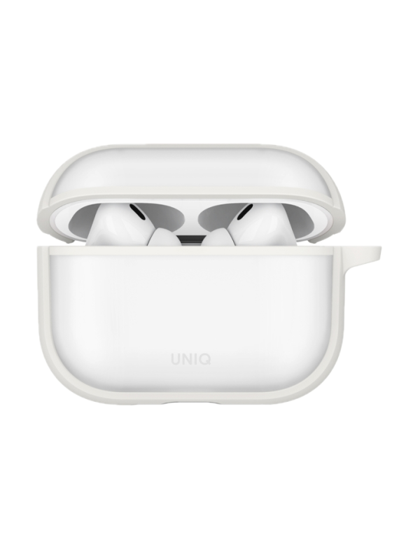 Фото Чехол Uniq Veren для AirPods Pro 3, Chalk Frost