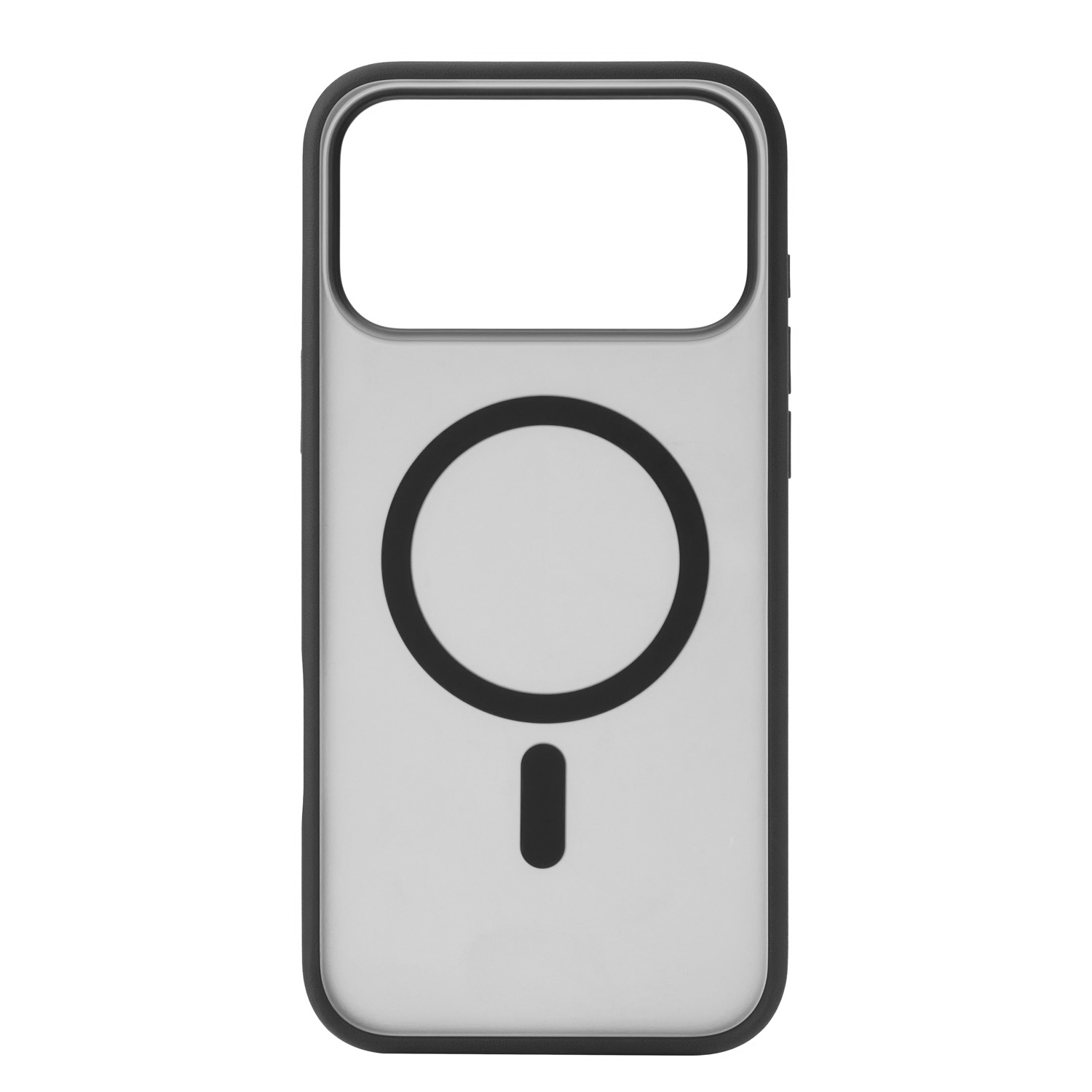 На фото изображено Чехол защитный uBear Cloud Mag Case для iPhone 17 Pro Max, MagSafe, черный