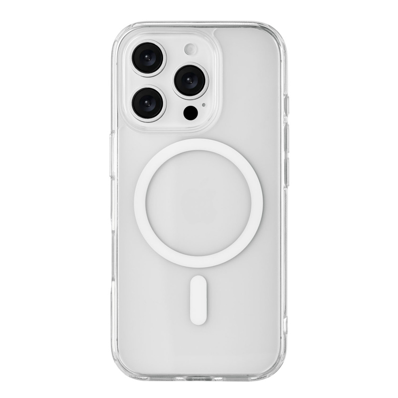 Чехол защитный uBear Real Mag Case для iPhone 16 Pro, усиленный, прозрачный