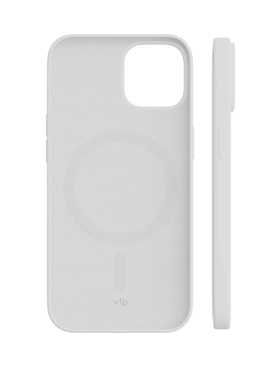 Чехол защитный VLP Silicone case с MagSafe для iPhone 14 Pro Max, белый