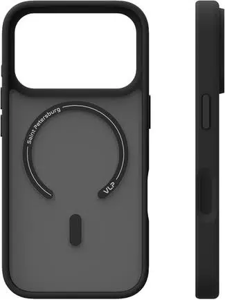 Чехол защитный VLP LITE Bloom Case с MagSafe для iPhone 17 Pro, черный