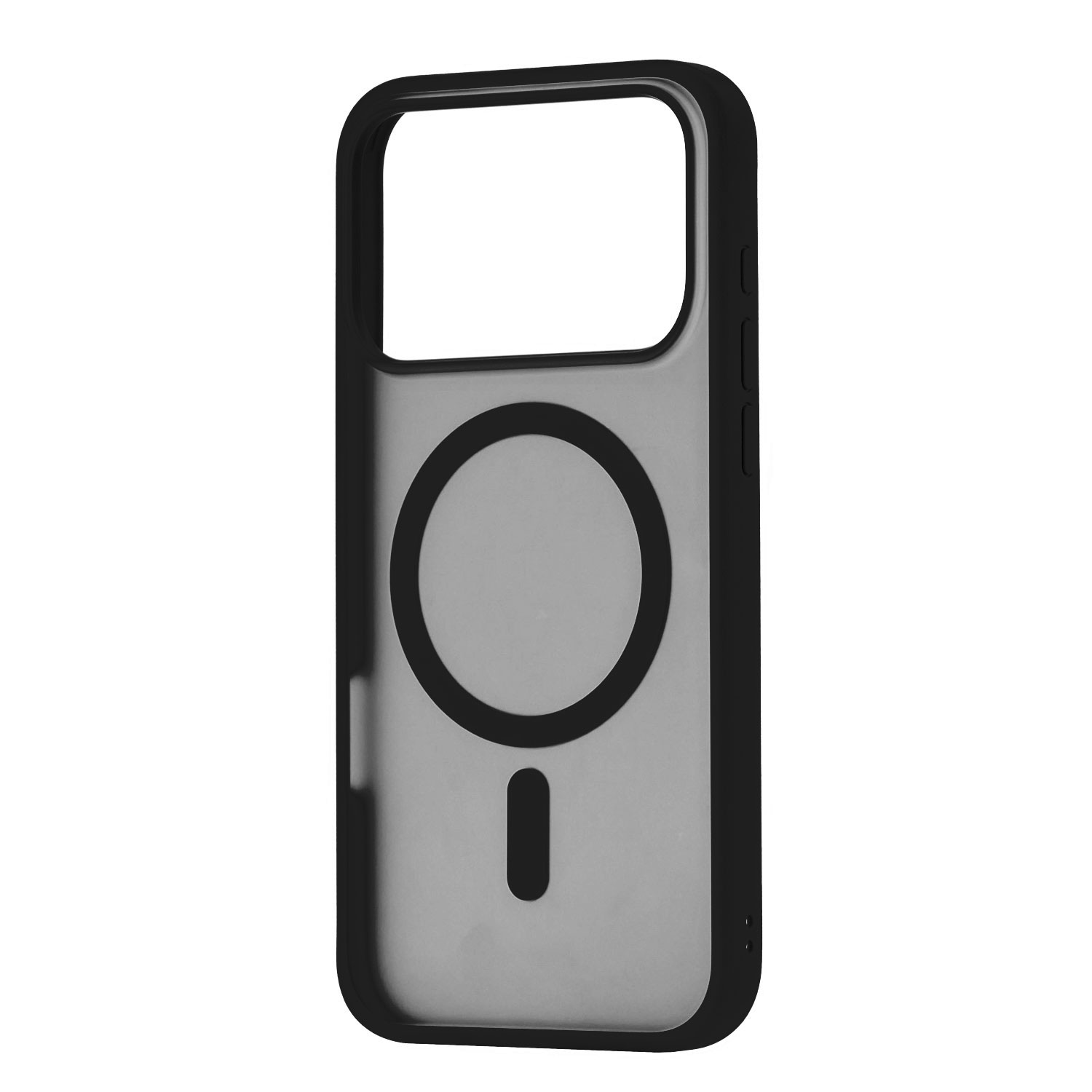 На фото изображено Чехол защитный uBear Cloud Mag Case для iPhone 17 Pro, MagSafe, черный