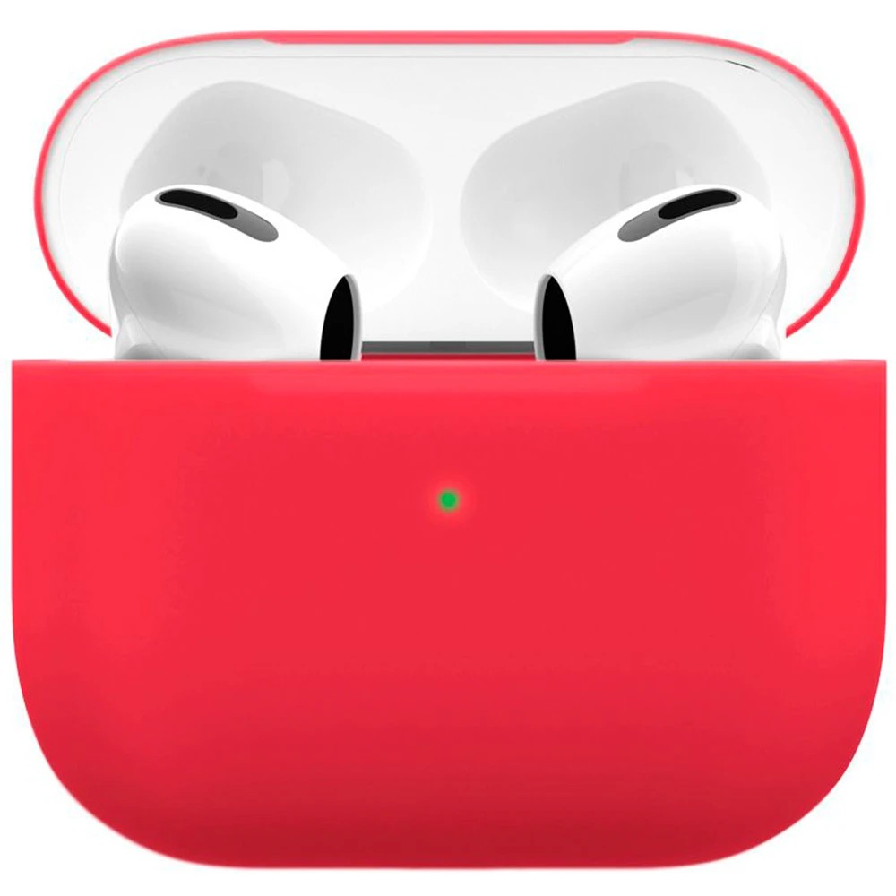 Чехол силиконовый VLP Soft Touch для AirPods 3, красный